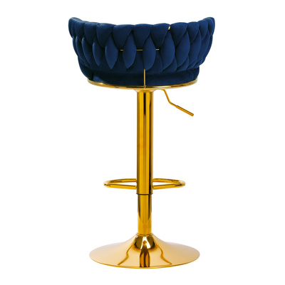 4Rico Hoker barowy QS-B313a aksamit granatowy 147827