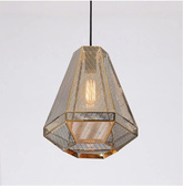 Nowoczesna Lampa wisząca ETCHi AD305 CHROME E27