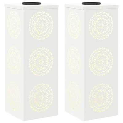 Słoneczna LED lampa na ścieżkę 2 pcs Biały
