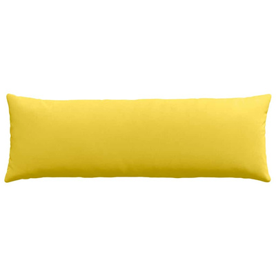 Poduszki na sofę 2 pcs Jasnożółty 120 x 40 cm tkanina