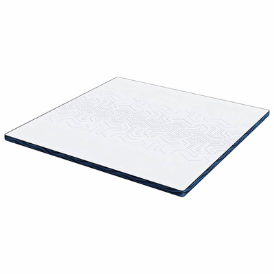 Nakładka na materac Biały 200 x 200 cm Tkanina żakardowa