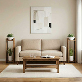 Stojak na rośliny 2 szt. Stare drewno 30 x 30 x 100 cm
