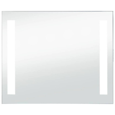 vidaXL Ścienne lustro łazienkowe z LED, 60 x 50 cm
