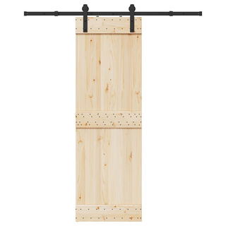 System do montażu drzwi przesuwnych, 183 cm, stal, czarny