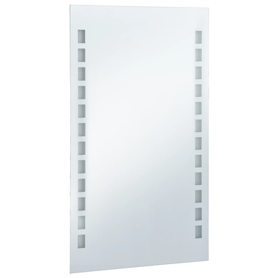 vidaXL Ścienne lustro łazienkowe z LED, 50 x 60 cm
