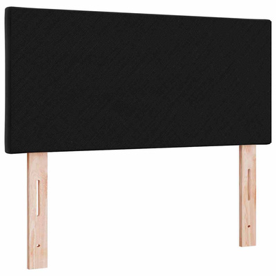 Zagłówek Czarny 90 cm Aksamit
