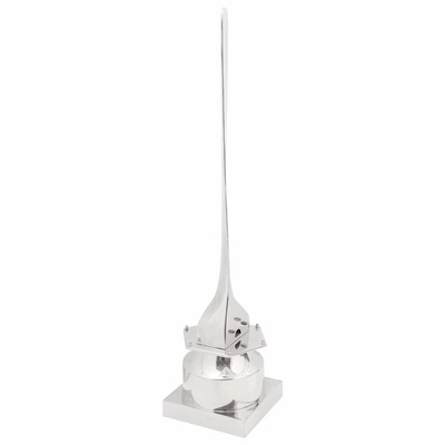 Rzeźba Srebrny 26 x 26 x 110 cm Aluminium