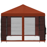 Altana z bokami 4 × 3 m terakota Poliester i Stal 190 gsm