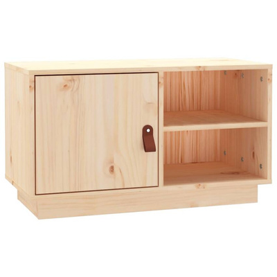 vidaXL Szafka pod TV, 70x34x40 cm, lite drewno sosnowe