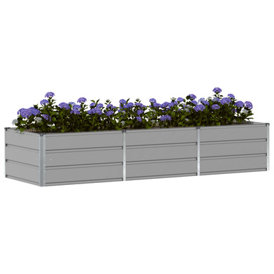 Donica Jasnoszary 240 x 80 x 45 cm Stal
