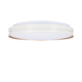 Montana Lampa sufitowa plafon biały+złoty 24w led 40 cm klosz biały
