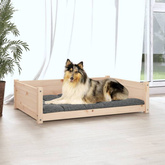 Legowisko dla psa, 95,5x65,5x28 cm, lite drewno sosnowe vidaXL