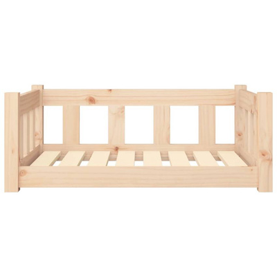 Legowisko dla psa, 75,5x55,5x28 cm, lite drewno sosnowe vidaXL