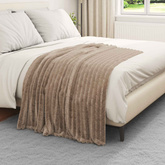 Koce narzutowe 6 pcs Camel 150 x 130 cm Polar