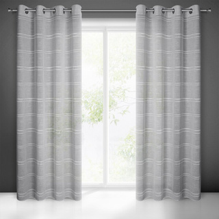 Firana Arcadia srebrna 140x250