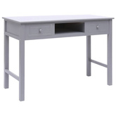 vidaXL Biurko, szare, 110 x 45 x 76 cm, drewniane