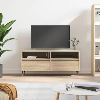vidaXL Szafka pod TV, dąb sonoma, 100x34,5x44,5 cm