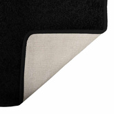 Chodnik dywanowy Czarny 80 x 400 cm 100% Poliester Tuft