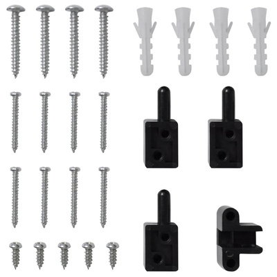 Moskitiera na drzwi z brązową ramą, 100 x 215 cm