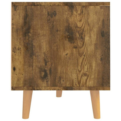 vidaXL Szafka pod TV, opalany dąb, 90x40x48,5 cm