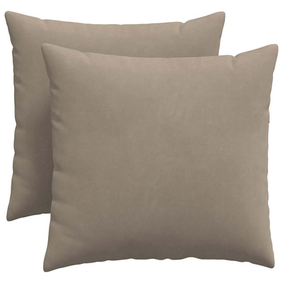 Poduszki na sofę 2 pcs Ciemnoszary 50 x 50 cm tkanina