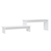 vidaXL Szafka pod TV, biała, 180x30x43 cm, materiał drewnopochodny