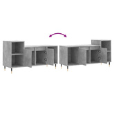 vidaXL Szafka pod TV, szarość betonu, 100x35x55 cm wariant 4