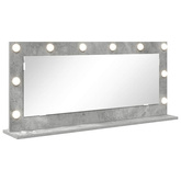 Lustro toaletowe Prostokątny Betonowy szary 100 x 45 x 18 cm