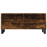 vidaXL Szafka pod TV, przydymiony dąb, 100x34,5x44,5 cm model standard