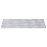 Stopień Prostokątny 4 pcs Srebrny 40 x 30 cm Aluminium
