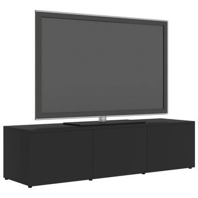vidaXL Szafka pod TV, szara, 120x34x30 cm, materiał drewnopochodny