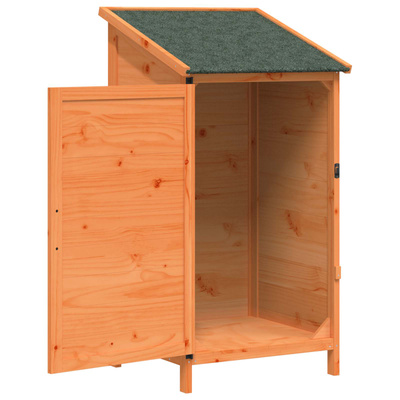 Shed ogrodowy brązowy 59,5 x 56 x 113,5 cm Drewno Świerkowe