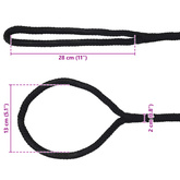 Lina do łodzi 2 mm 15 m Czarny Poliester