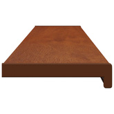 Parapet okienny Brązowe drewno 160 x 20 x 4,5 cm PVC