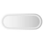 Lustro łazienkowe LED przezroczysty 50 x 20 cm szkło hartowane