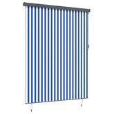 Roleta Niebieski i biały 200 x 250 cm Materiał i Aluminium