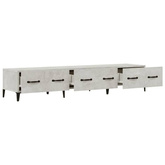 vidaXL Szafka pod TV, szarość betonu, 150x34,5x30 cm