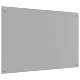 Panel kuchenny Jasnoszary 90 x 60 cm szkło hartowane