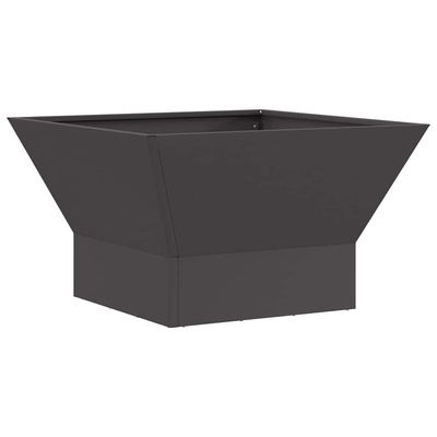 Kominek Czarny 60 x 60 x 35 cm Stal