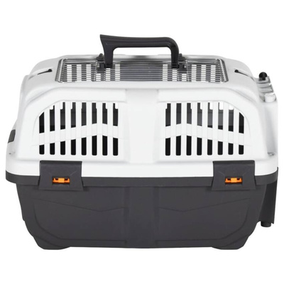 vidaXL Transporter dla zwierząt z metalowymi drzwiczkami 48x31,5x31 cm