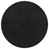 vidaXL Dywan HUARTE z krótkim włosiem, czarny, Ø 120 cm