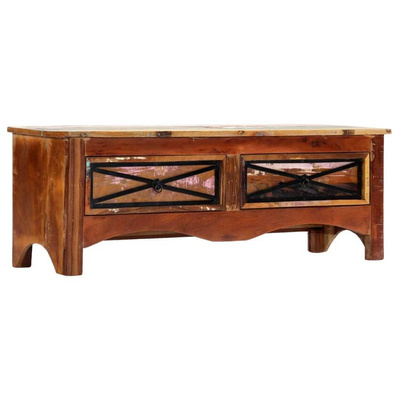 vidaXL Szafka pod TV, 120 x 30 x 40 cm, lite drewno odzyskane model standard