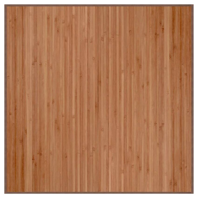 vidaXL Dywan kwadratowy, naturalny, 100x100 cm, bambusowy