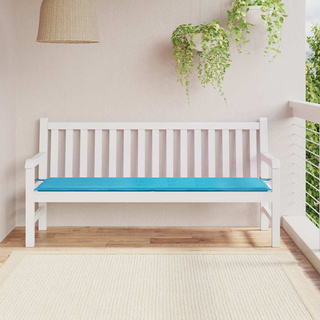 Poduszka na ławkę Materiał Oxford Turkusowy 150 x 50 x 3 cm