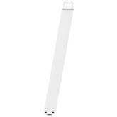 Nogi do stołu jadalnego w kształcie litery U 2 szt. Białe 50x(72-73) cm Stal