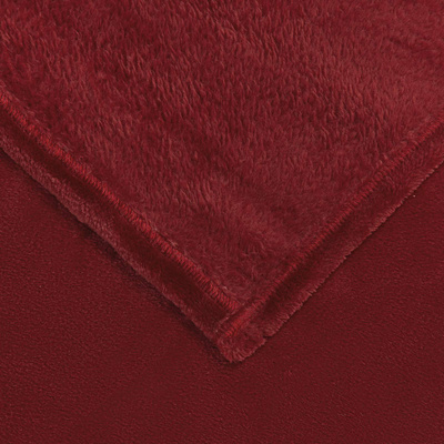 Koc Bordeaux Czerwony 220 x 240 cm Polar