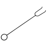 vidaXL Palenisko z pogrzebaczem, 70 cm, XXL, stal