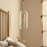 Lampa Wisząca Złota Szklana Zwis Abruzzo Nobbile E27