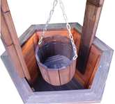 Studnia ogrodowa drewniana duża 135cm ST-2