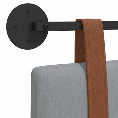 Wezgłowie wiszące Jasnoszary Antyczny PU